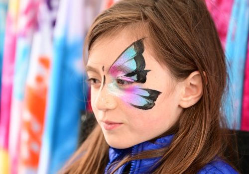 Re*Imagine Medical Lake Founders Day Face Painting